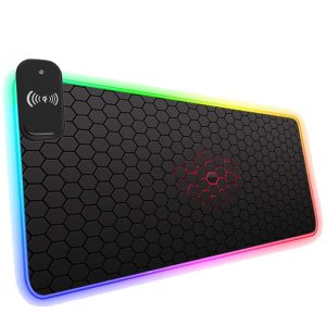 Wireless Charging RGB Mouse Pad Top Charging
